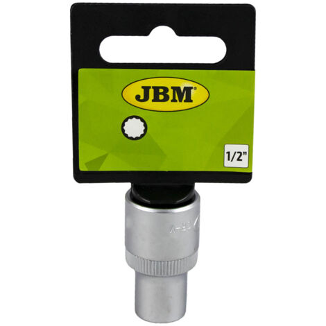 Vaso corto de 14mm. XZN de ½"  JBM10161