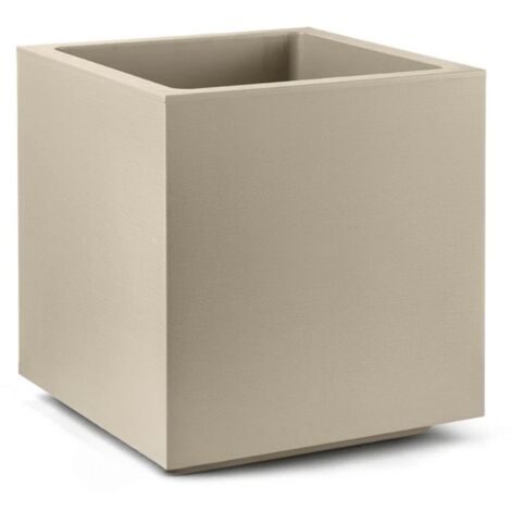 Vaso da fiori 14L Matuba 30x30x35 cm, Bianco