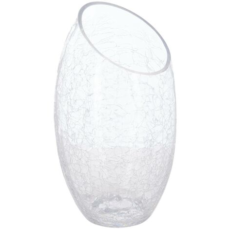 Vaso curvo in vetro crepla H23cm - Atmosphera créateur d'intérieur