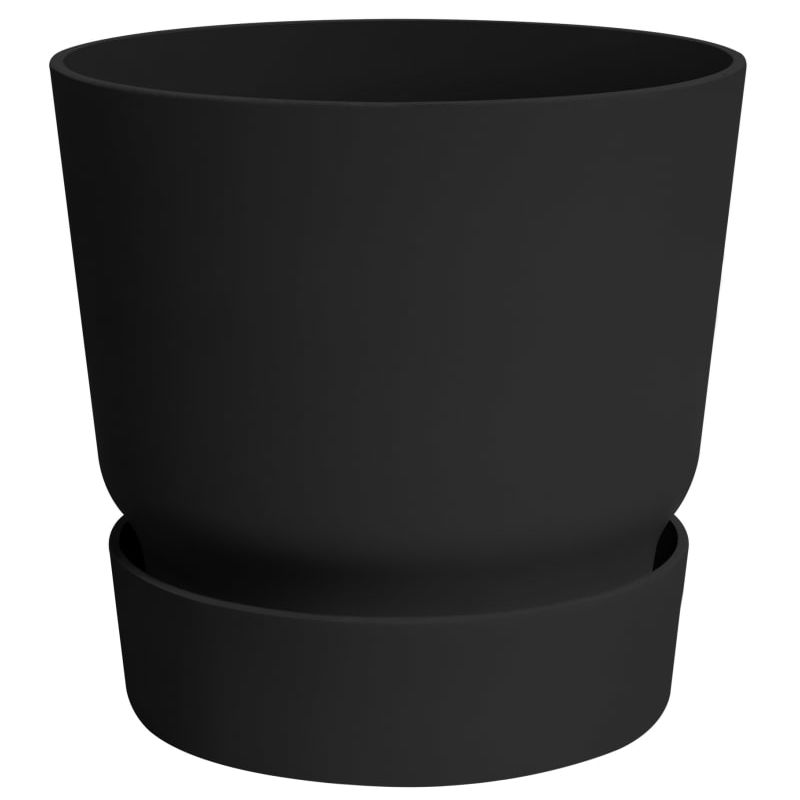 Elho Vaso Greenville Round 30cm Living Black