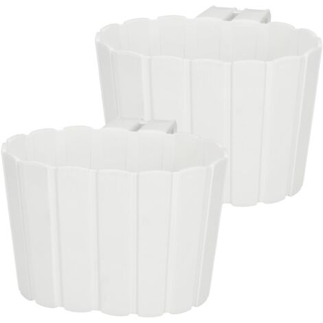 Cassetta portafiori Barca ARTEVASI in plastica colore bianco H 11 cm, L