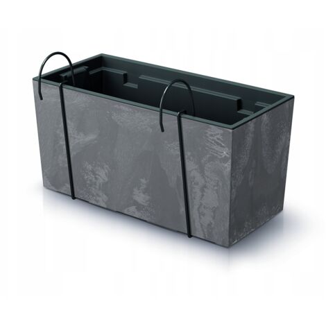Vaso da balcone Urbi Beton Effect DUC400EW  Marengo