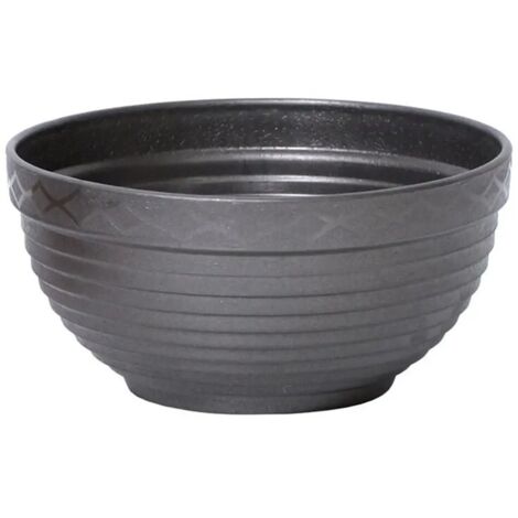 Vaso da fiori 0,6L Misa 15x15x7,7 cm, Grigio Scuro