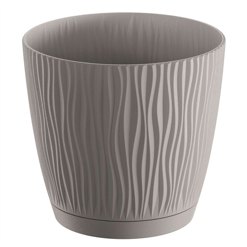 Vaso da fiori 0,6L Sandy P 23,9x23,9x22,5 cm, Grigio