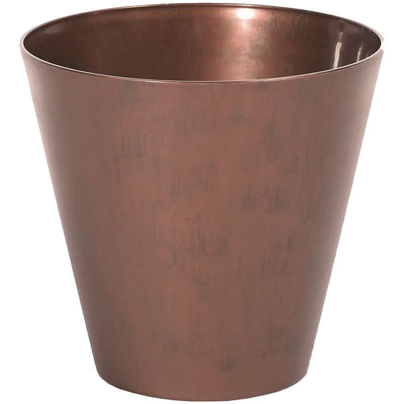 Vaso da fiori 12L Tubus Corten 30x30x28 cm, Rame - Rame