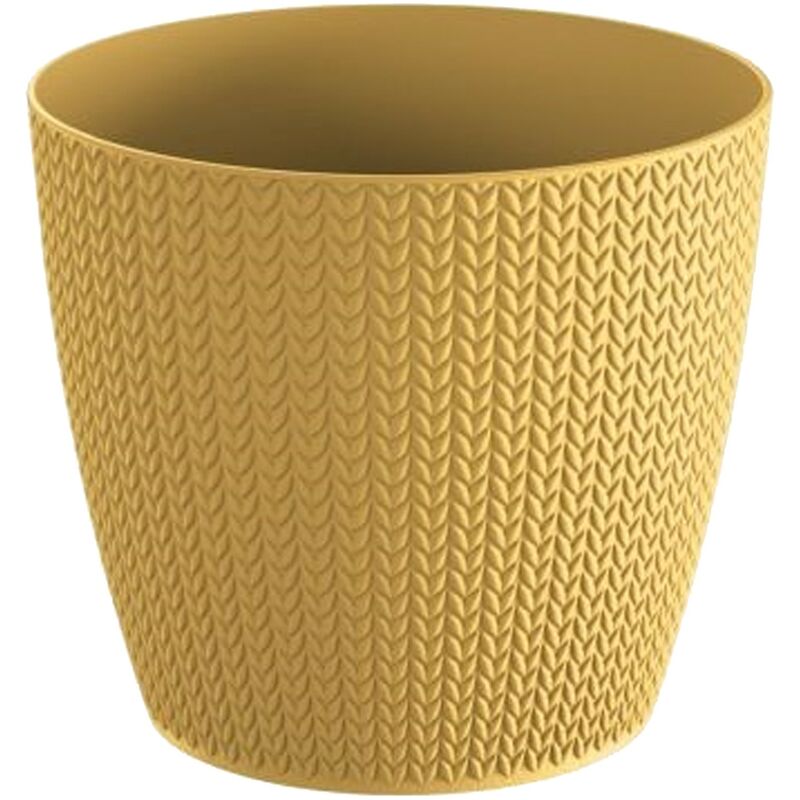 Vaso da fiori 1L Wheaty 128x128x112 mm, Senape - Senape