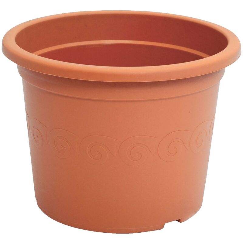 Vaso da fiori 21L Plastica 40x40x30,3 cm, Terracotta - Terracotta