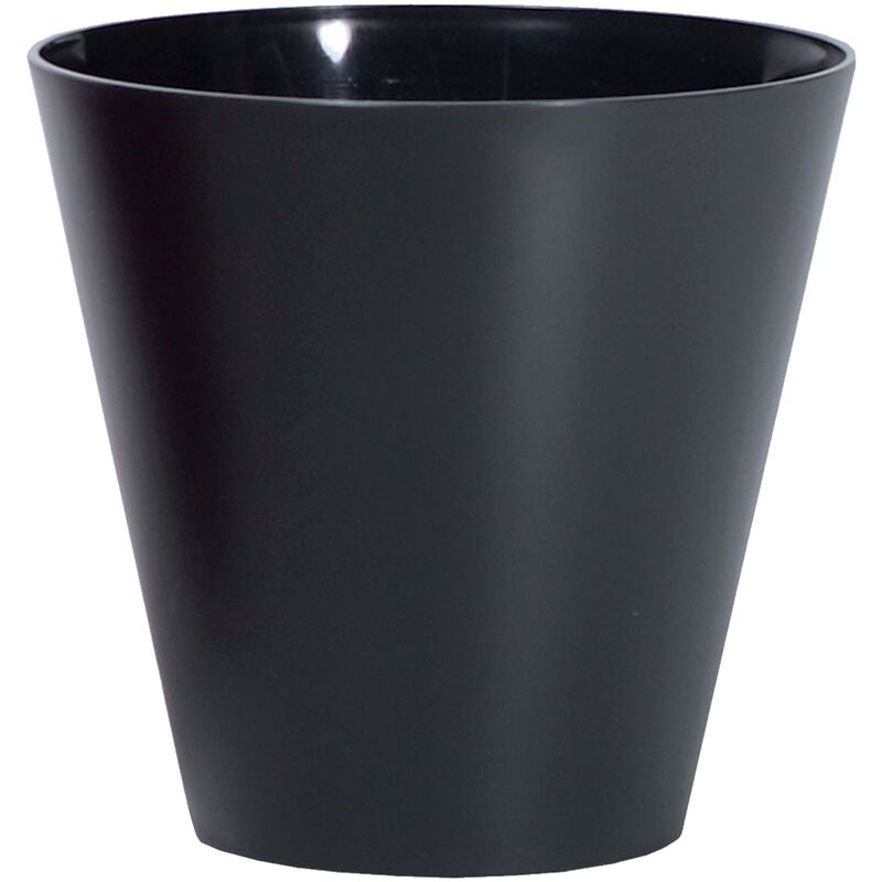 Vaso da fiori 3,5L Tubus 20x20x18,7 cm, Antracite - Antracite