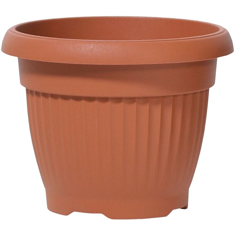 Vaso da fiori 20L Terra 40x40x31,5 cm, Terracotta - Terracotta