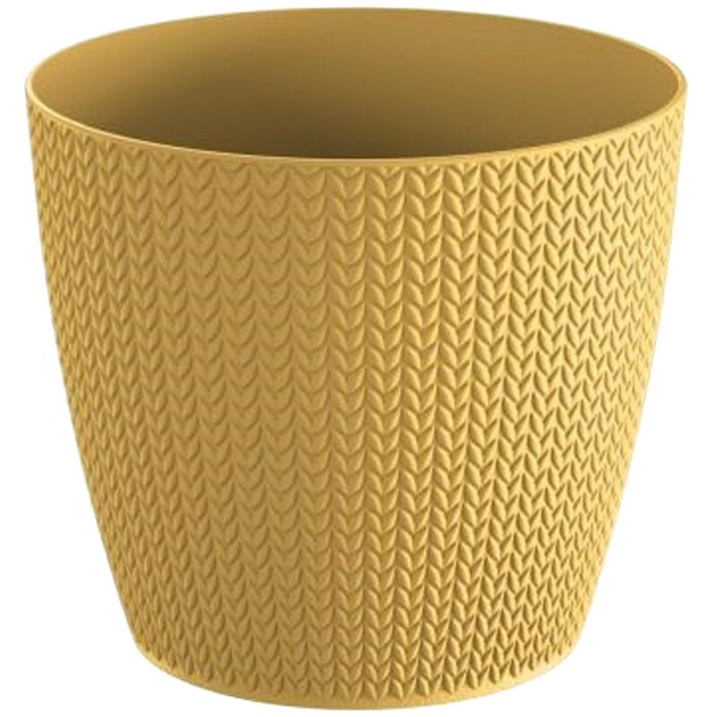 Vaso da fiori 5,4L Wheaty 218x218x193 mm, Senape - Senape