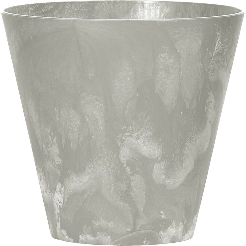 Vaso da fiori 7L Tubus Beton Effect 25x25x23,3 cm, Cemento - Cemento