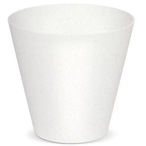 Vaso da fiori 7L Tubus eco 25x25x23,3 cm, Bianco
