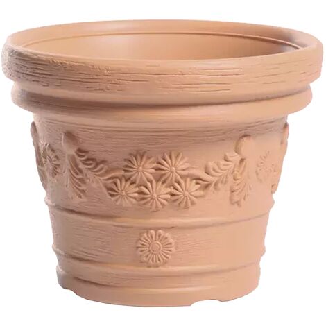 Vaso da fiori 22L Sunny 40x40x30,7 cm, Terracotta