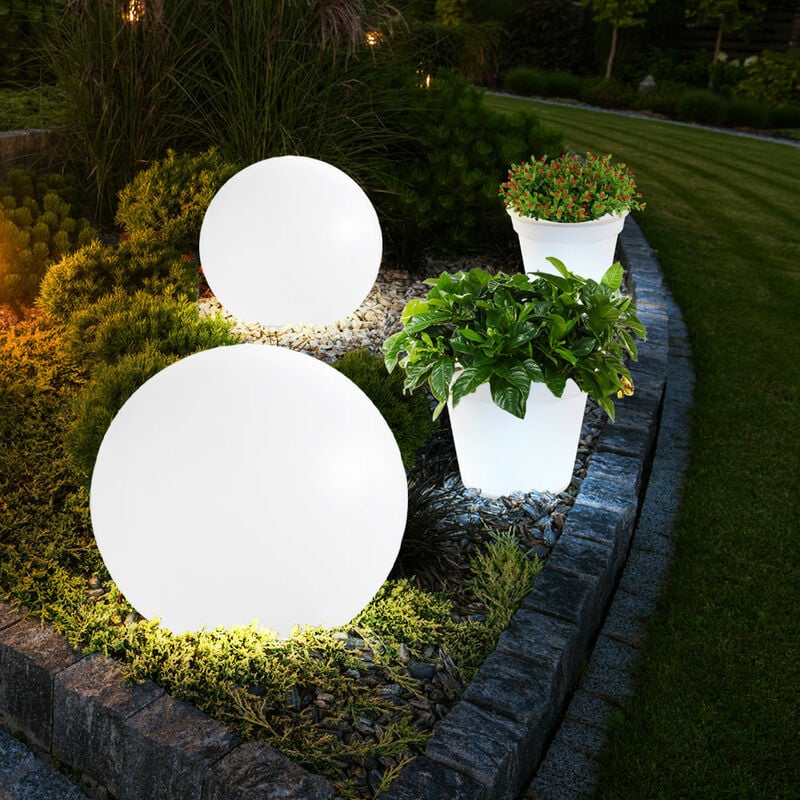 Image of Etc-shop - Vaso da fiori a led solare, sfera solare, vaso da fiori, luminoso, decorazione da giardino, lampada solare, luce esterna, lampada a sfera,