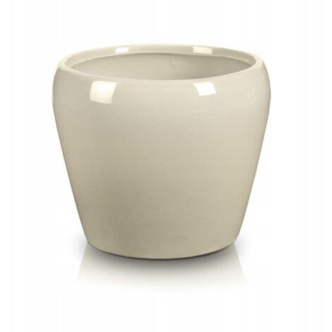 Vaso da fiori in ceramica 12,5 cm crema