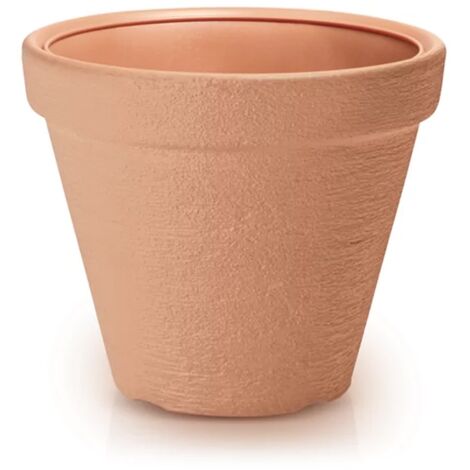 Vaso da fiori rotondo classico DBC40  Terracotta