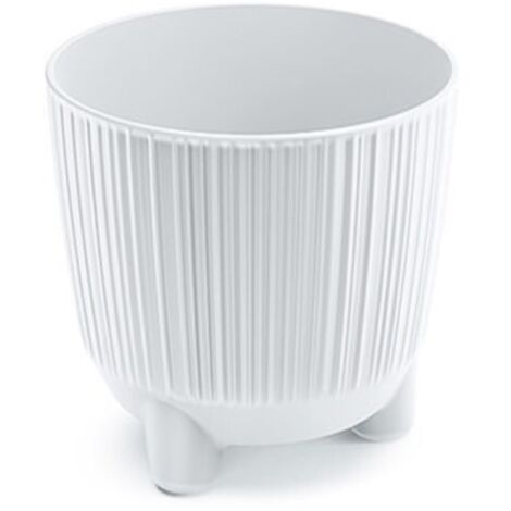 Vaso da fiori Ryfo N DRF130N bianco Prosperplast