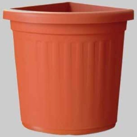 Vaso da giardino ad angolo Veca terracotta h.50