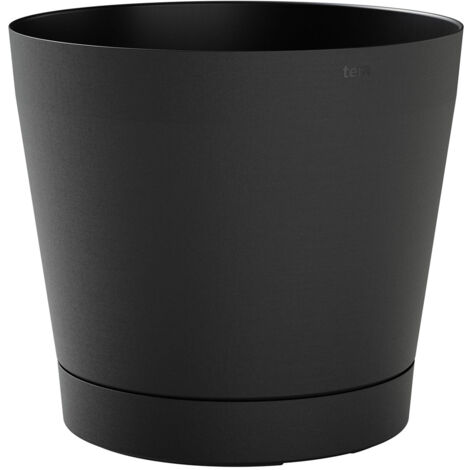 Vaso da Interno e Esterno Ø19x18cm in Polipropilene Orione 19 Ash Antracite