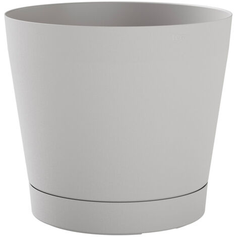 Vaso da Interno e Esterno Ø29x26cm in Polipropilene Orione 29 Cloud Bianco
