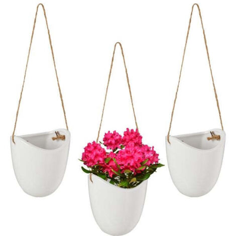 Vaso da parete sospeso - set da 3