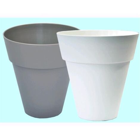 Vaso Dallas Conico  Tortora - 35 cm