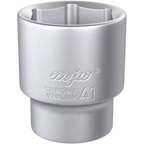 Vaso de 3/4 de pulgada para tornillos de acero CRV hexagonal de 41 mm