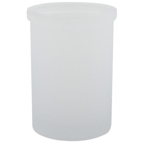 Vaso de cristal  blanco brumoso de YOKO Spirella