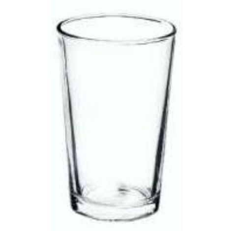 VASO DE CRISTAL DE CAÑA LISA DE 18CL