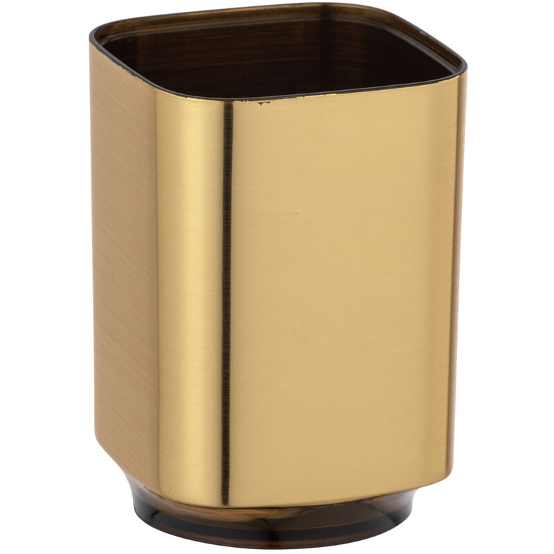 

Vaso cepillos de dientes portacepillo higiene pasta dental baño Auron oro - Wenko