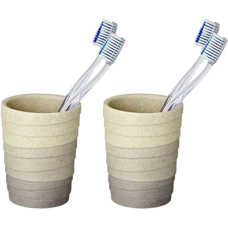 

Vaso cepillos de dientes portacepillo higiene pasta dental baño Cuzco - Wenko