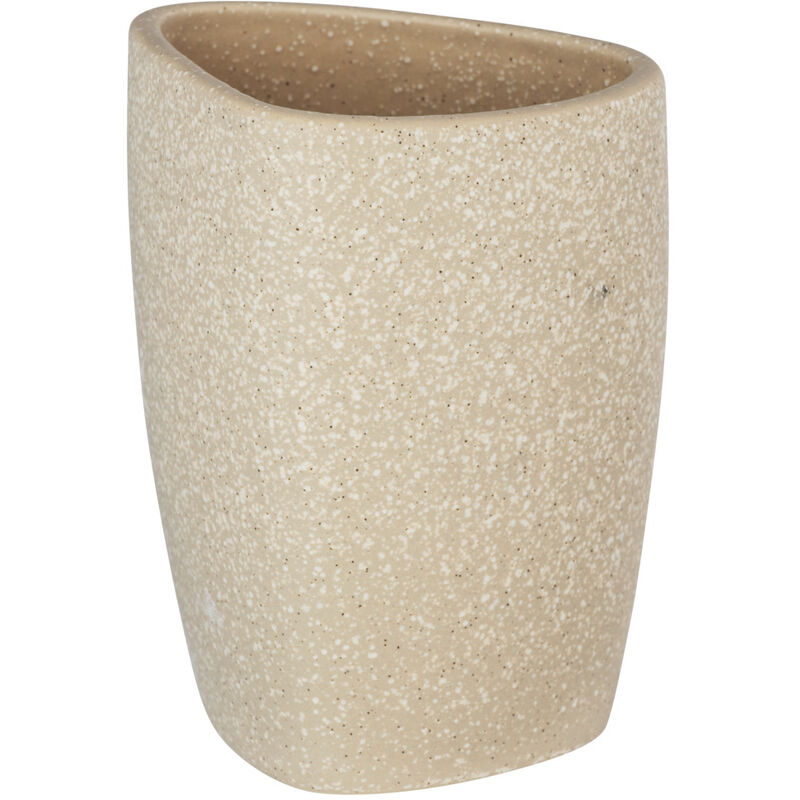 

Vaso cepillos de dientes portacepillo higiene pasta dental baño Pion beige - Wenko