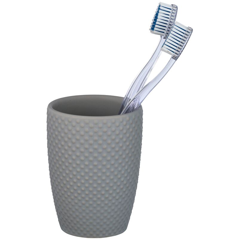 

Vaso de dientes Punto, gris