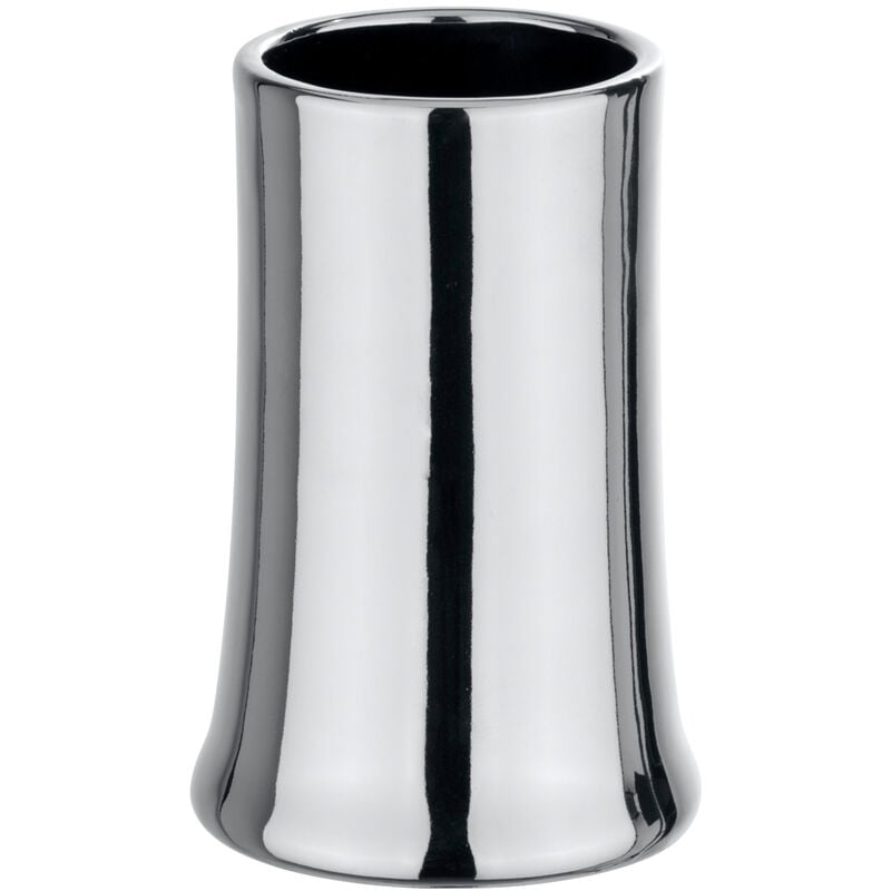 

Vaso cepillos dientes portacepillo higiene pasta dental baño Slope cromo - Wenko
