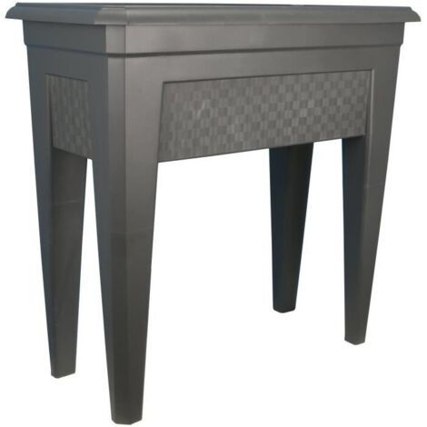 Vaso de flores IZIGARDEN - 60 cm - Gris