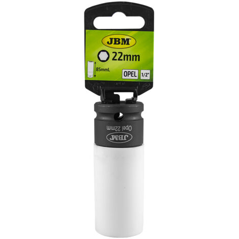 VASO DE IMPACTO DE 1/2" PARA LLANTA DE ALEACIÓN 22MM - OPEL JBM 14177
