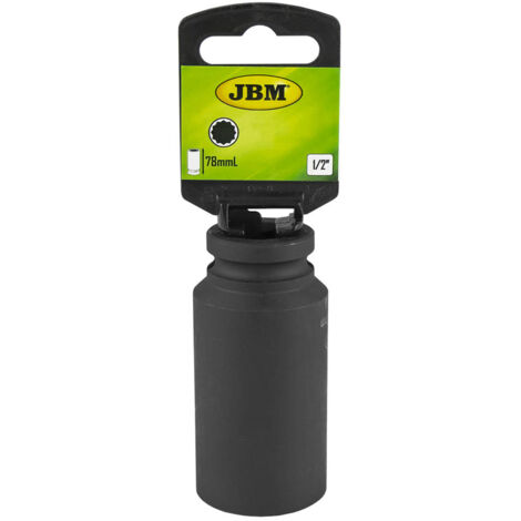 Vaso de impacto de 12 cantos de ½" 36mm.  JBM11619