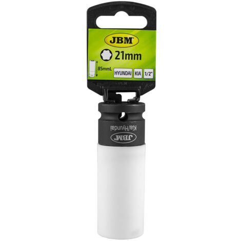 Vaso de impacto de ½" para llantas de aleación 21mm. HYUNDAI y KIA  JBM14178