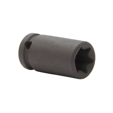 Vaso de impacto hembra Torx 1/4", 3/8" y 1/2" E-6 1/4"