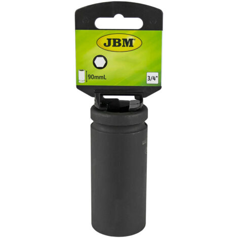 Vaso de impacto largo hexagonal de ¾" 22 mm.  JBM13725