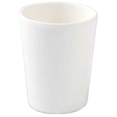 Vaso de melamina blanco óptico de 180 cc