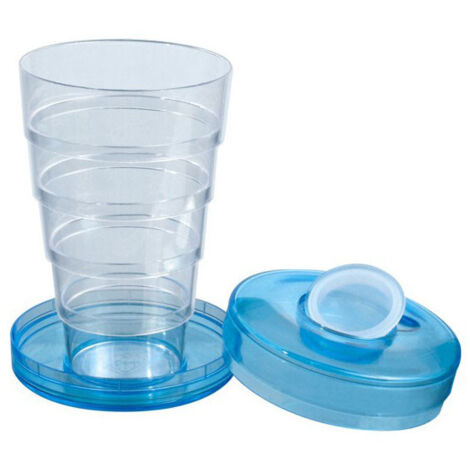 Vaso de plástico telescópico de 250 cc Cosmoplast