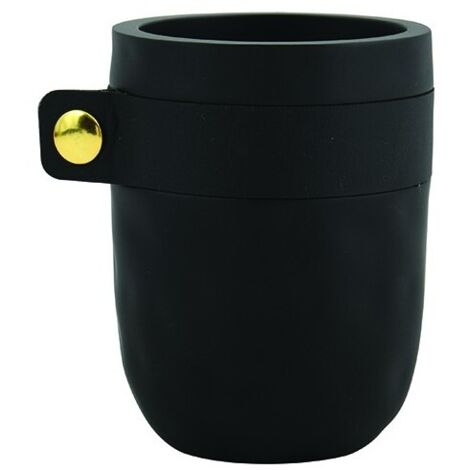 Vaso de poliresina LIO negro Spirella