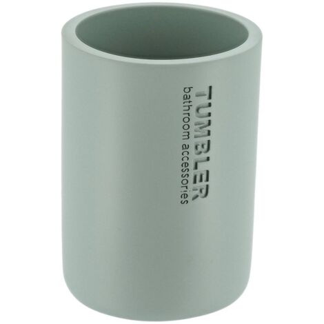 Vaso de poliresina - verde eucalipto - Tendance