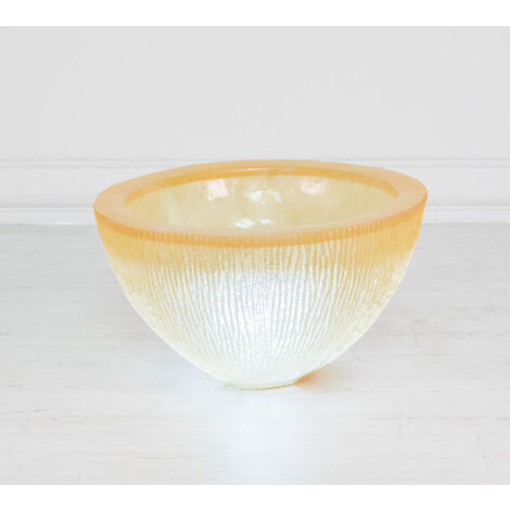 Vaso de resina blanco 80x80x45h cm