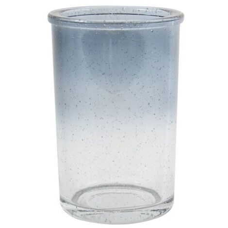 Vaso de Vidrio HARRIET Azul Transparente MSV
