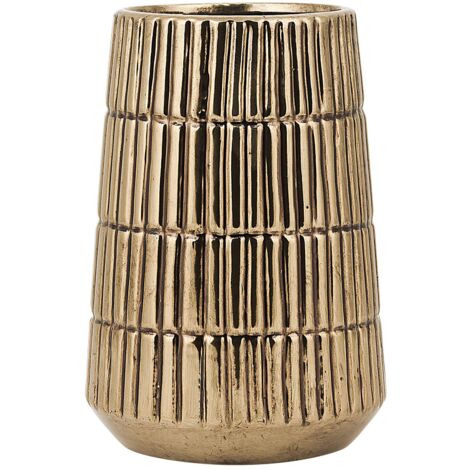 Vaso decorativo in color oro QANAWAT
