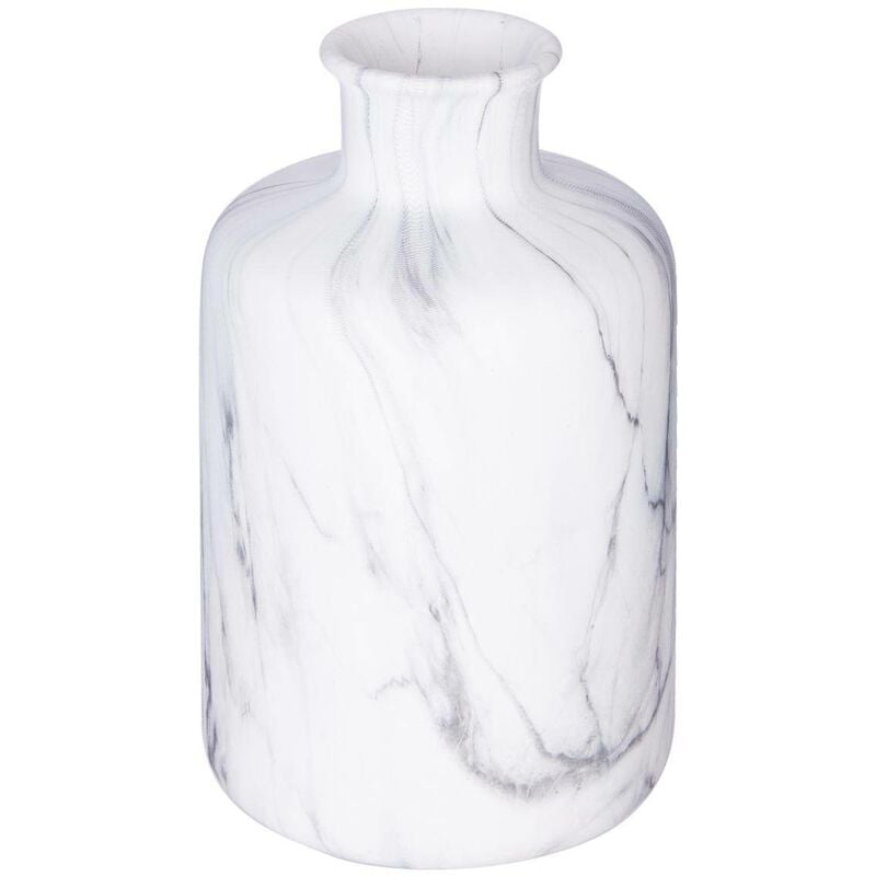 Vaso in marmo bianco Suite 54 H18cm Atmosphera Créateur D'intérieur