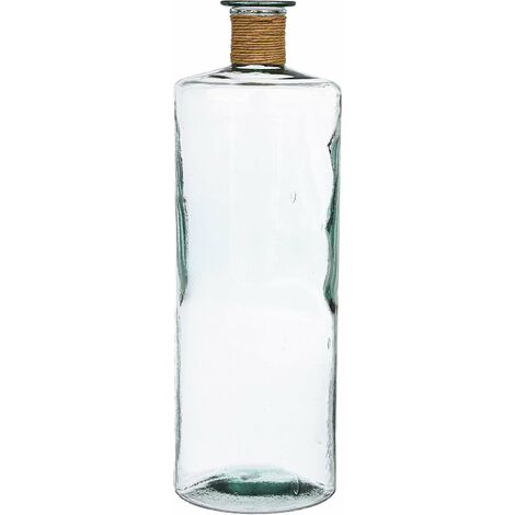 Vaso decorativo "Rotang" natalizio in vetro 79 cm per interno -Trasparente