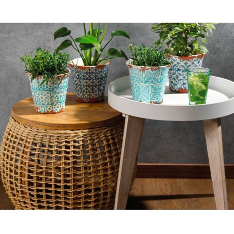VASO DECORATO 14X13,5 CM